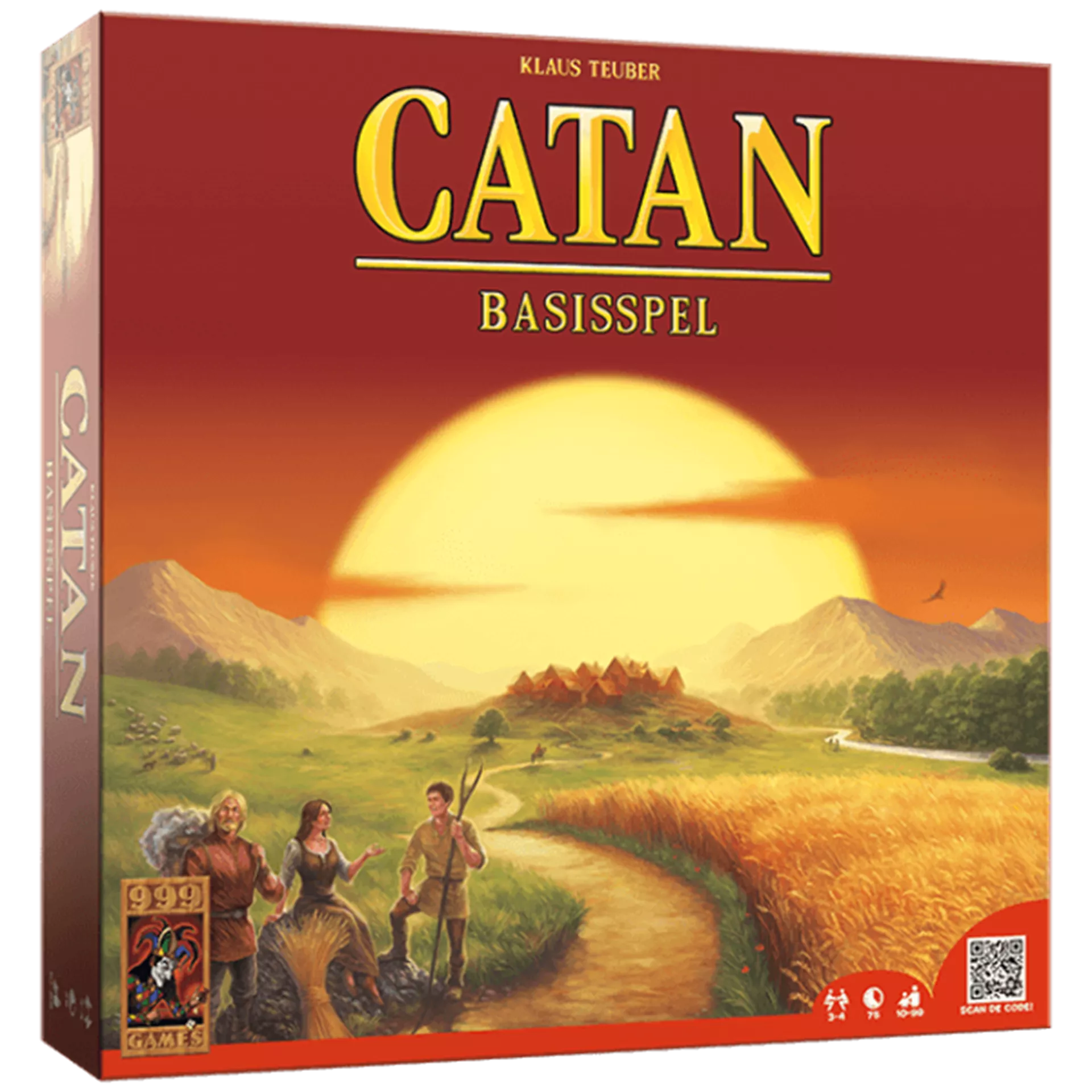 999 Games - Catan - Basisspel - Bordspel - Het populaire handelsspel - 15+ spellenprijzen wereldwijd - Gezelschapsspel - Familiespel
